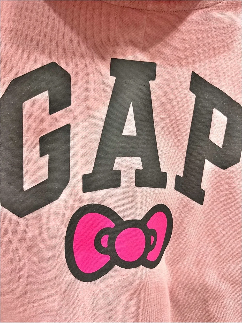 Hello Kitty x GAP Girls Pink Fleece Lined Hoodie Sweatshirt XL (12)
